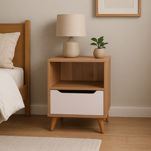 Petit meuble avec 1 tiroir et 1 niche ouverte
