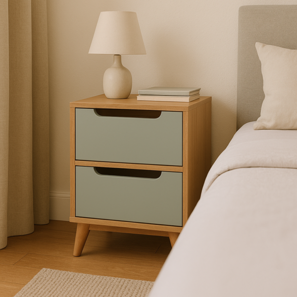 Petit meuble avec 2 tiroirs