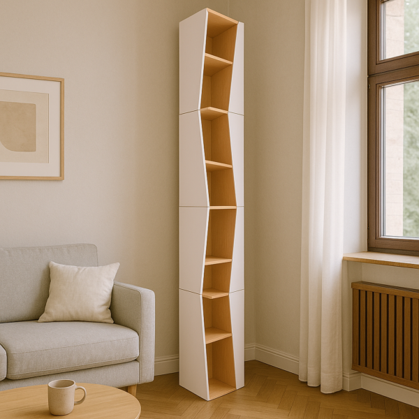 TwistCorner – L'étagère d'angle modulable